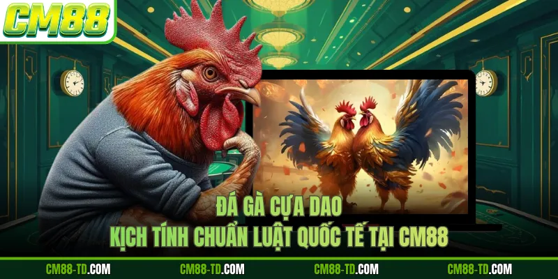 Đá Gà Cựa Dao Kịch Tính Chuẩn Luật Quốc Tế Tại CM88